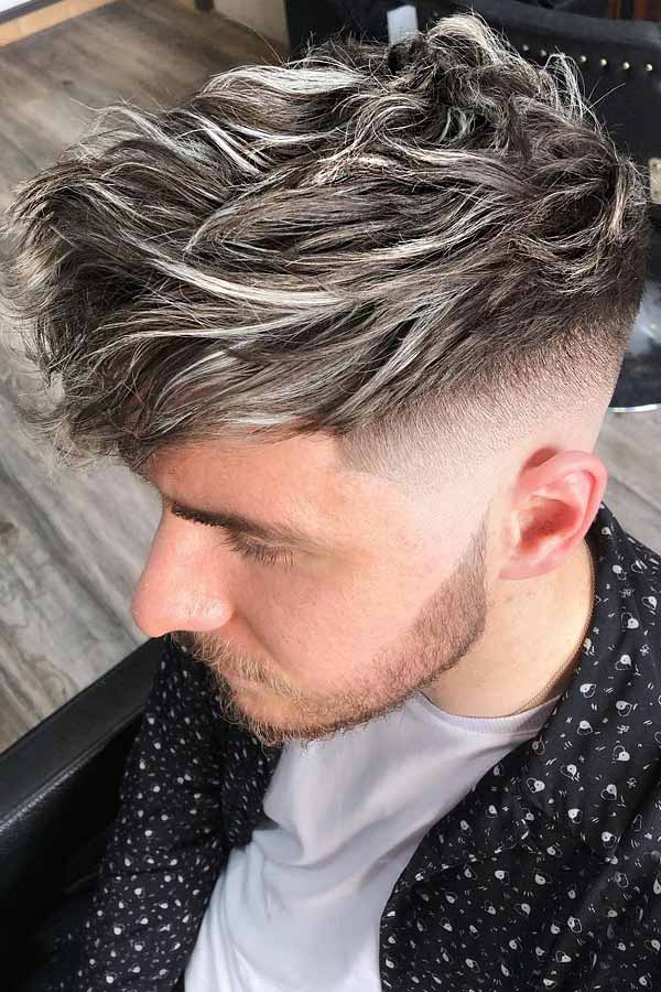 Fade With Mid Length Top #fade #fadehaircut #mediumhairmen #mensmediumhaircuts #mediumhaircutsformen