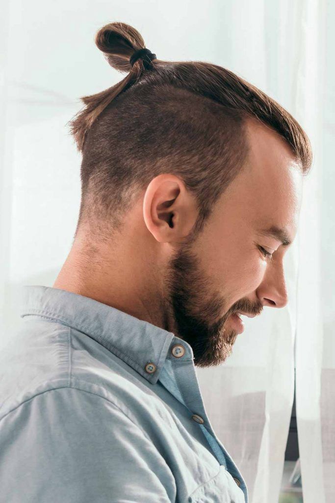 11 Awesome Man Bun Hairstyles With a Fade for 2023