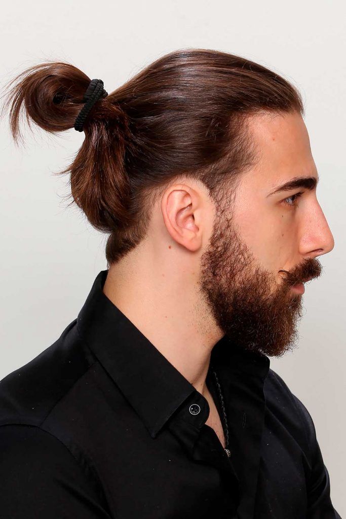 Man Bun Undercut #topknot #topknotmen #manbun