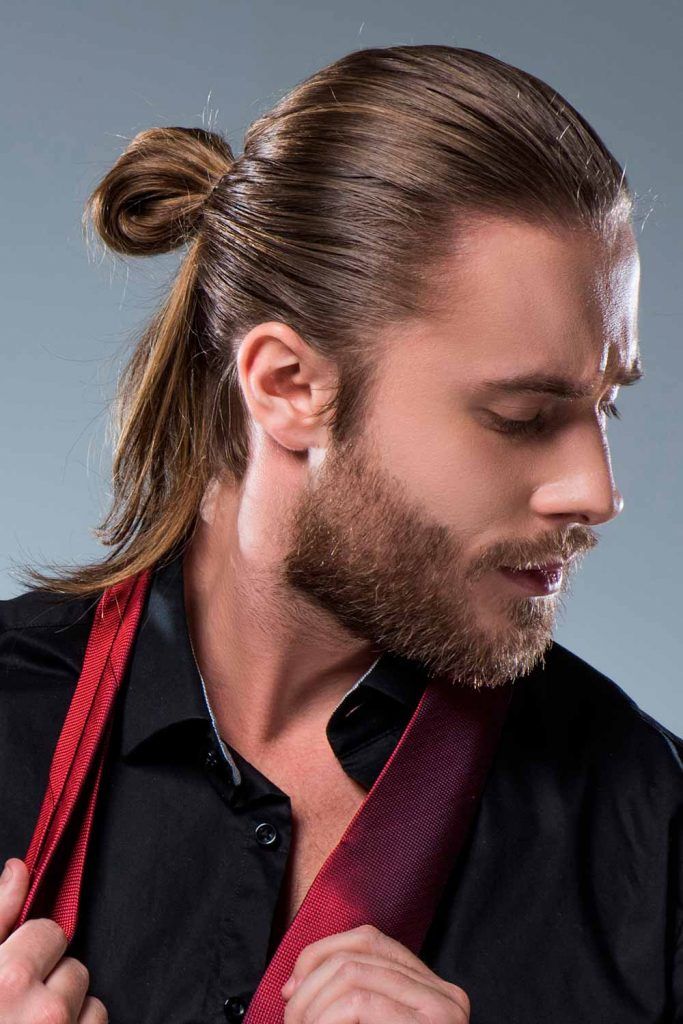 Half Up Knot #topknot #topknotmen #manbun