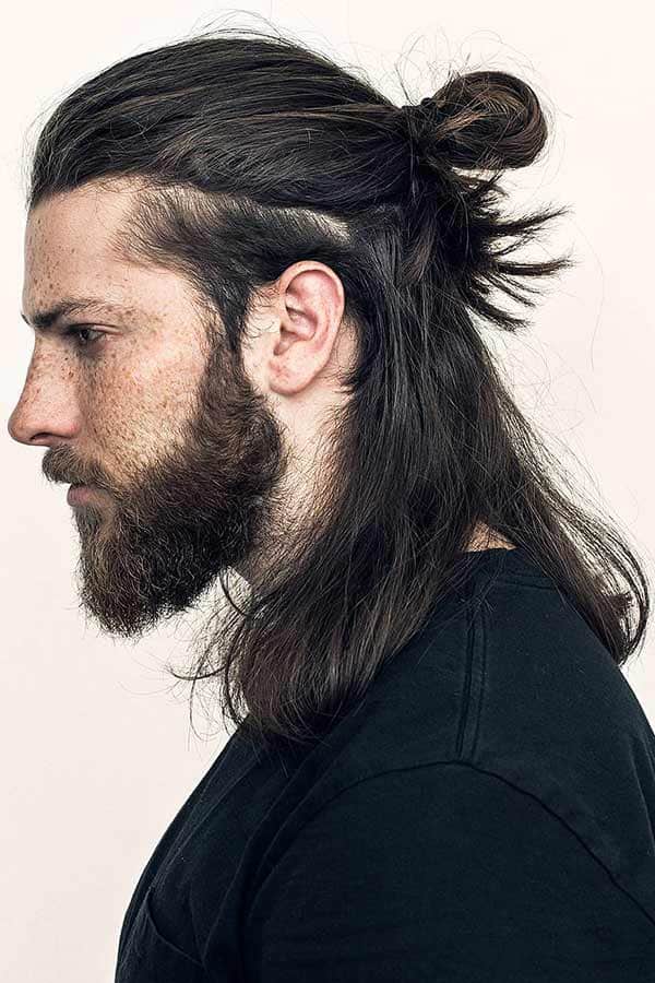 Modern Samurai Top Knot #topknot #menslonghair