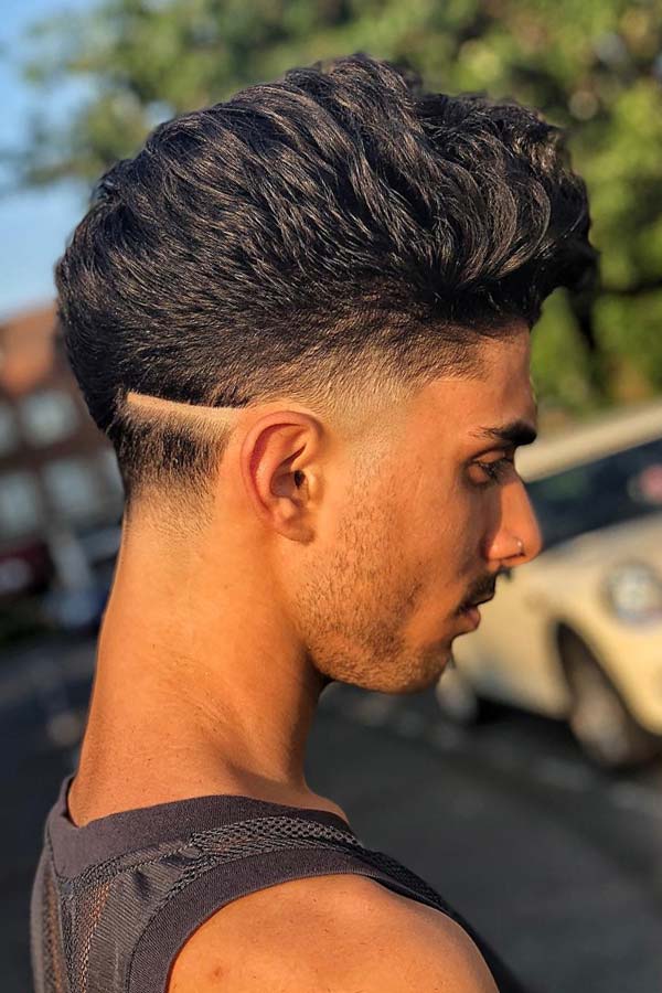 Brushed Up Tapered Haircut #taper #fade #taperfade