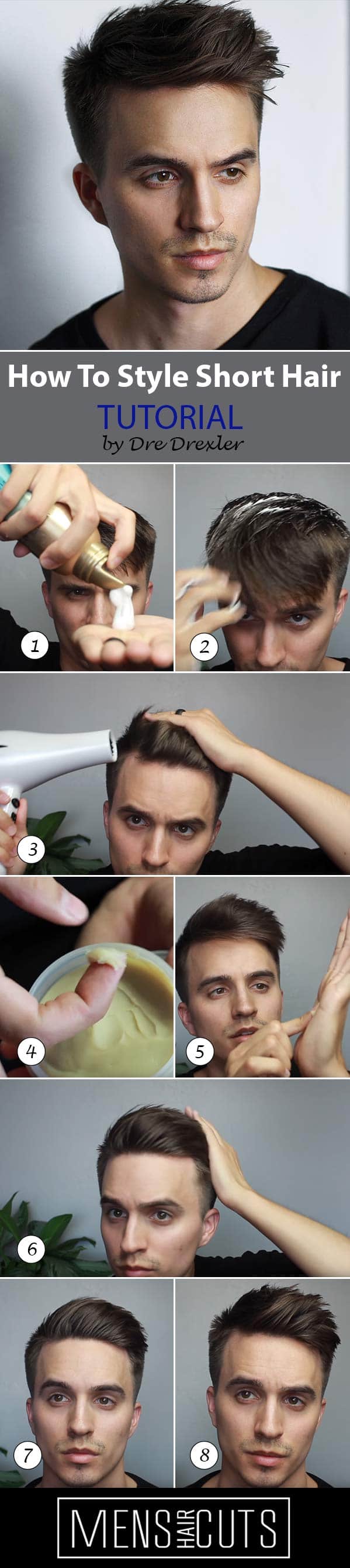 How To Style The Quiff #quiff #tutorial #howtostyleshorthair #shorthair