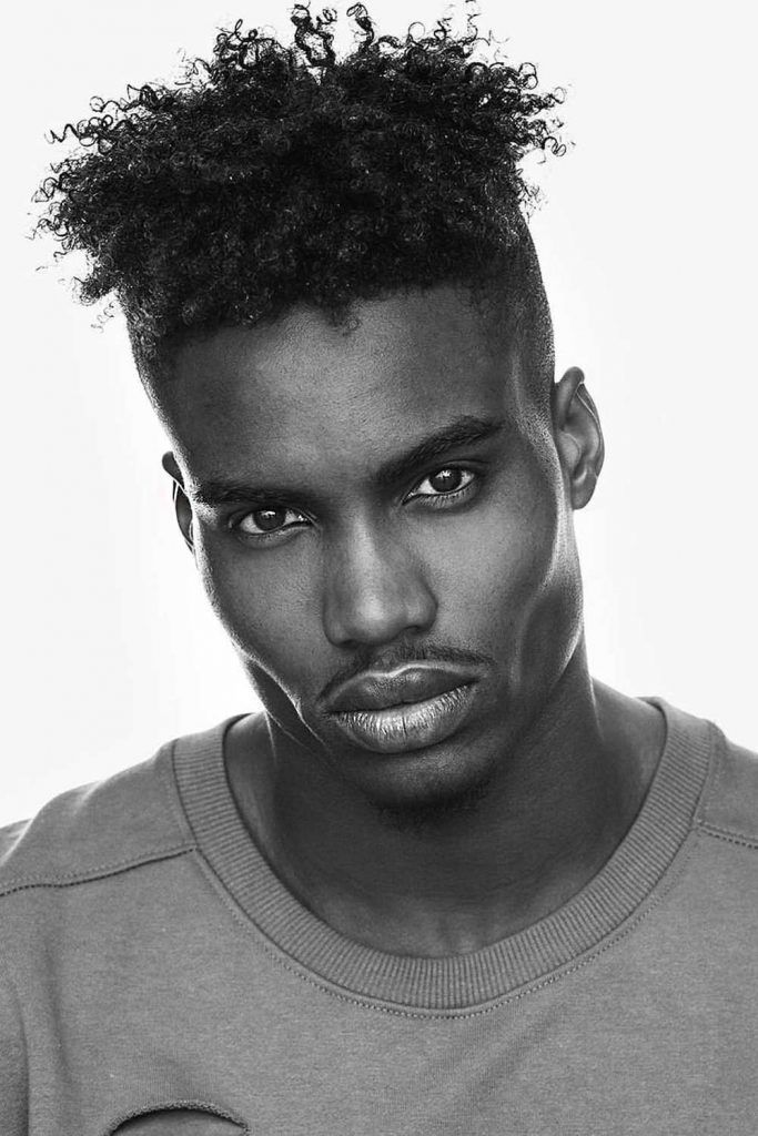 Curls Over An Undercut #fade #blackmenhaircuts #haircutsforblackmen #afrohair