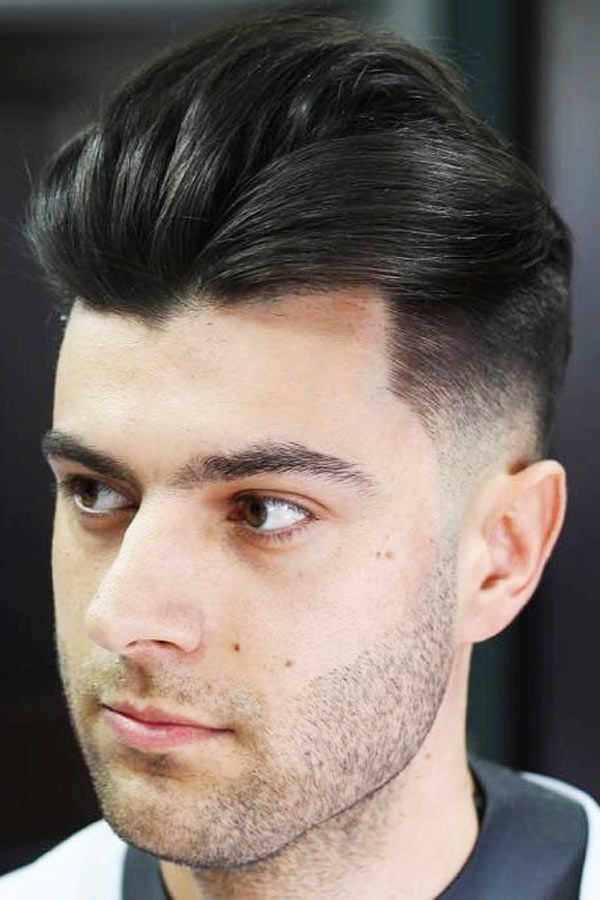 disconnected undercut quiff