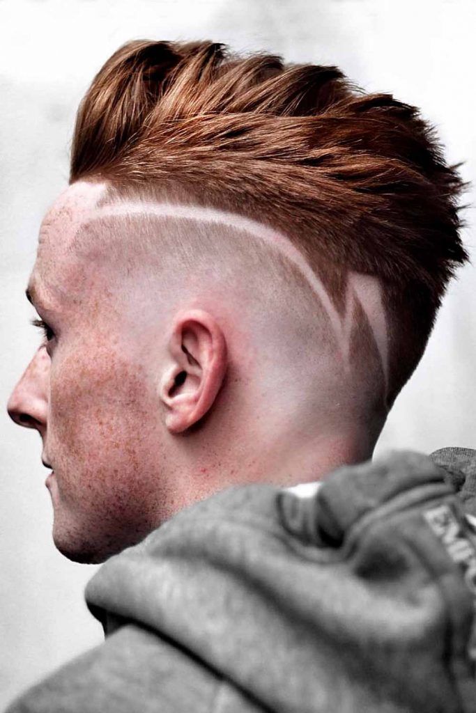  Hard Part Line #mohawk #fade #mohawkfade 