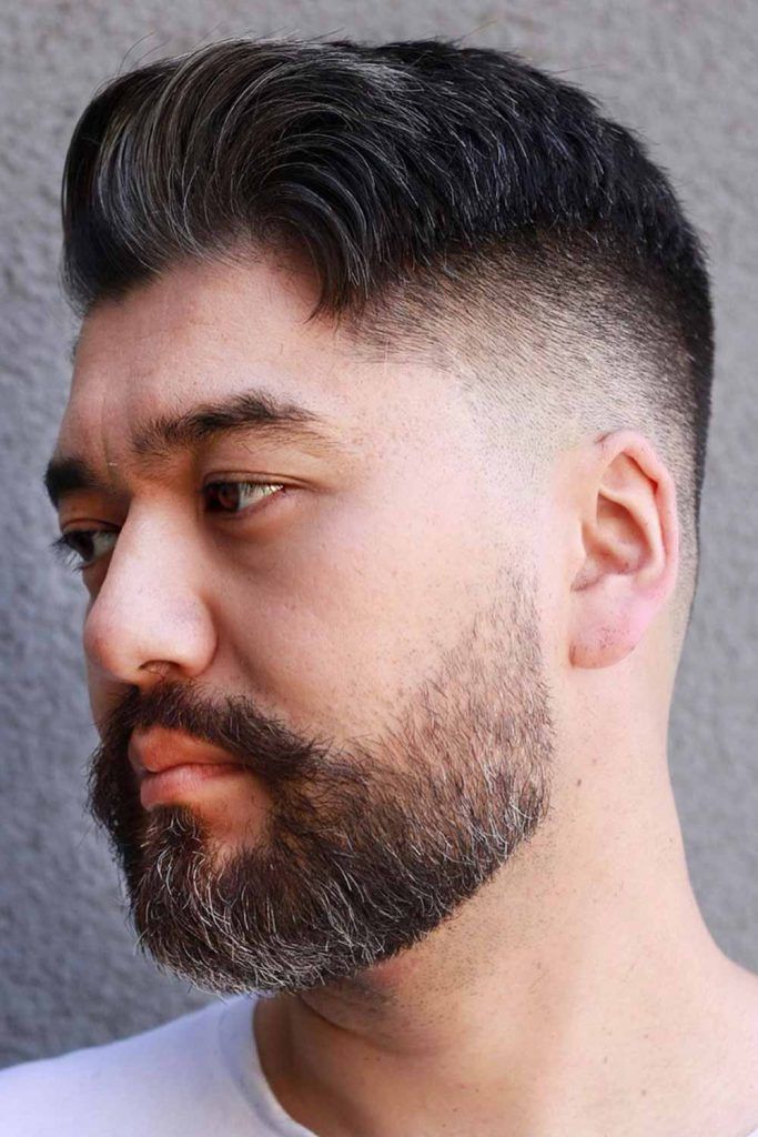 Temp Fade + Beard #tempfade #templefade #fade 