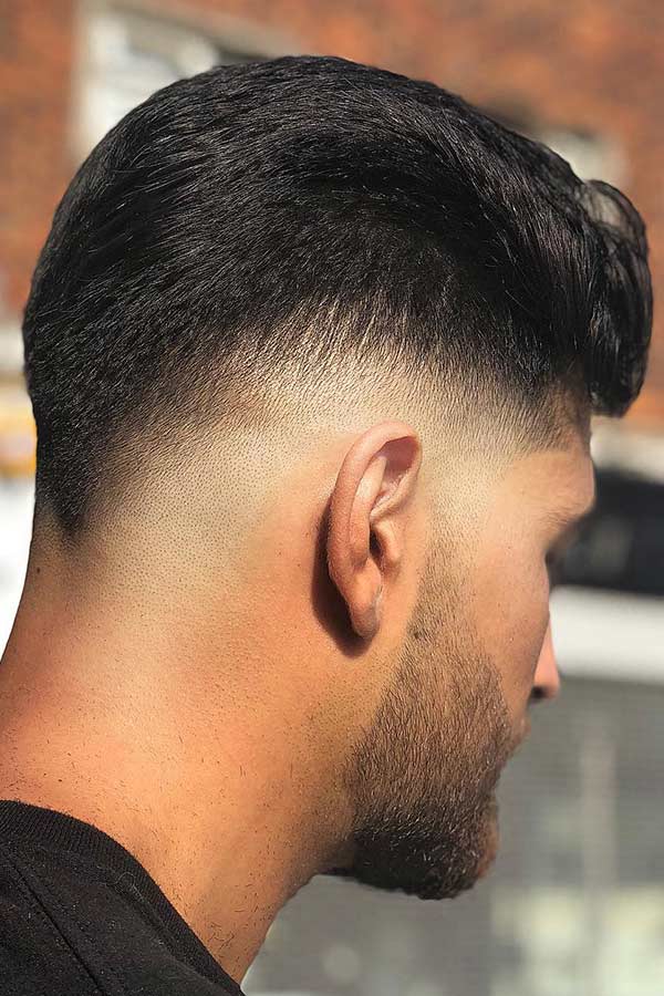 Temple Fade + Slick Back #tempfade #afrohaircut #fadehaircut