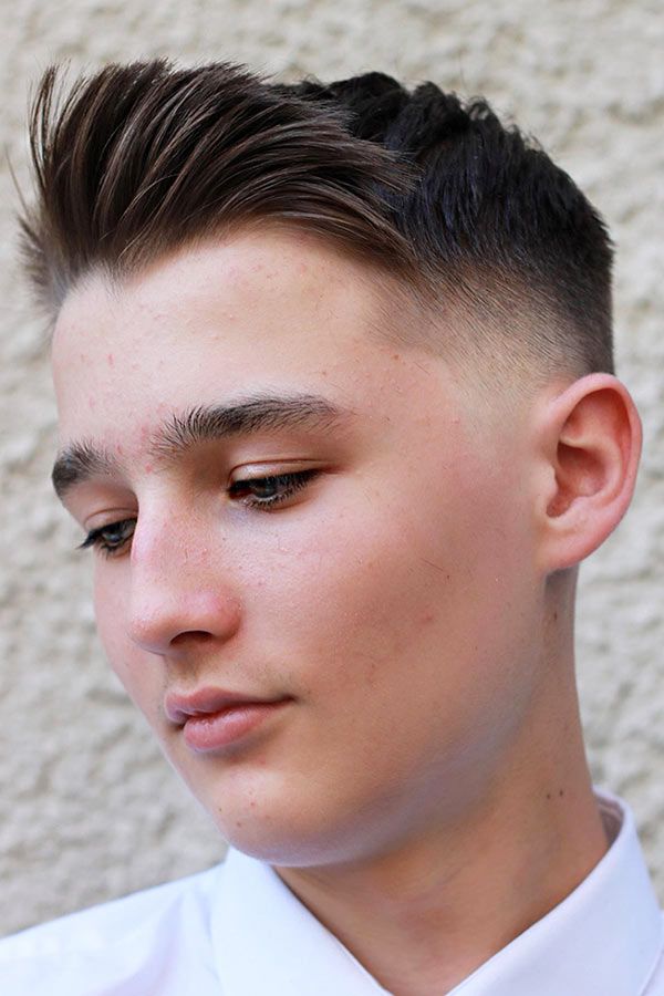 Fade Side Top #boyshair #boyhaircuts #boyshaircuts #haircutsforboys