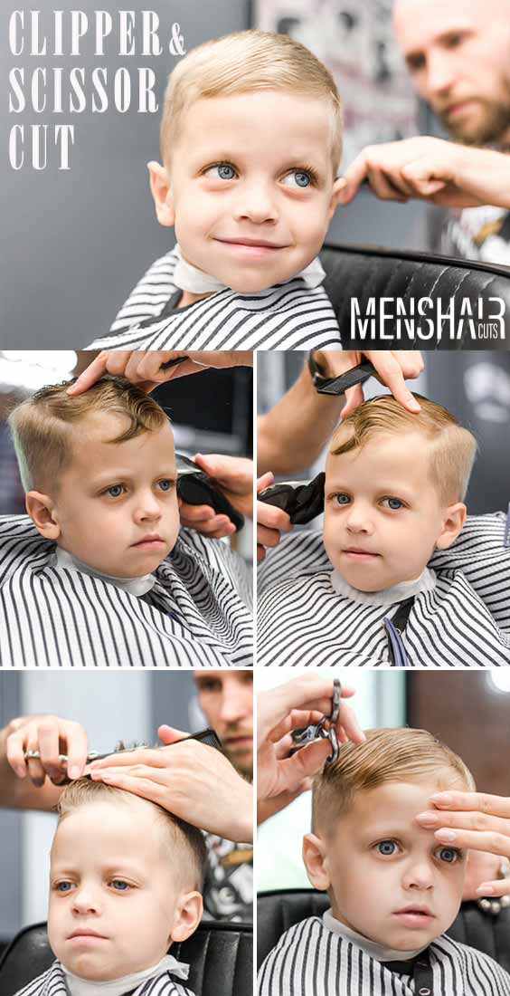 Blending A Clipper Cut With A Scissor Cut #boyshaircuts #haircutsforboys #howtocutboys
