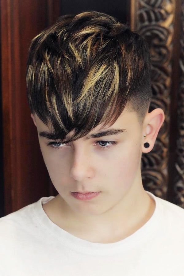 Highlighted Haircut #boyhaircuts #boyshair