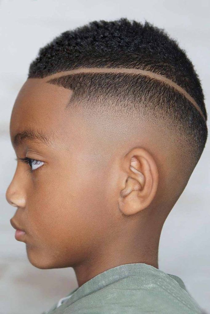 Buzz Cut With Shaved LineBoys Haircuts #boyshaircuts #boyshair #haircutsforboys