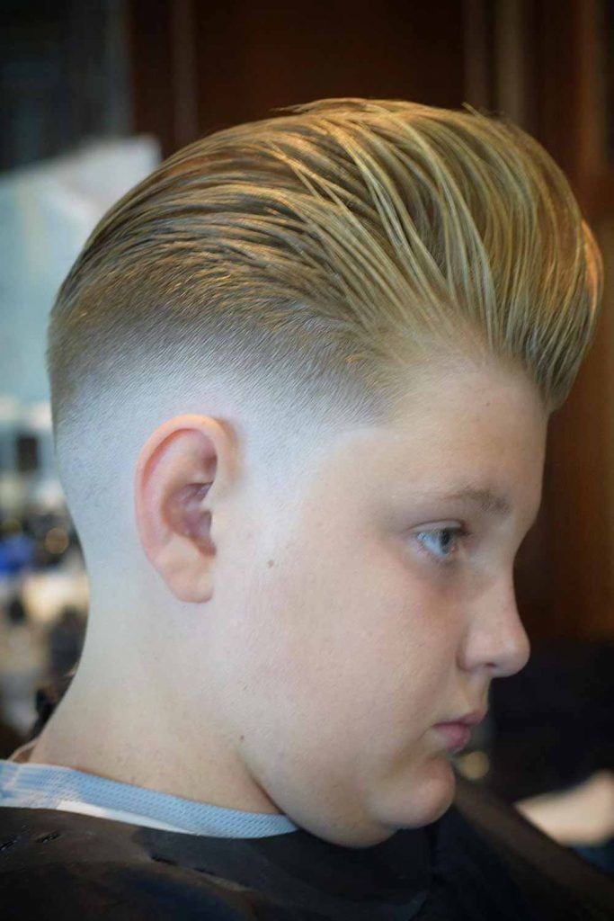 Slick Back Style For Your Sun #boyshaircuts #boyshair #haircutsforboys