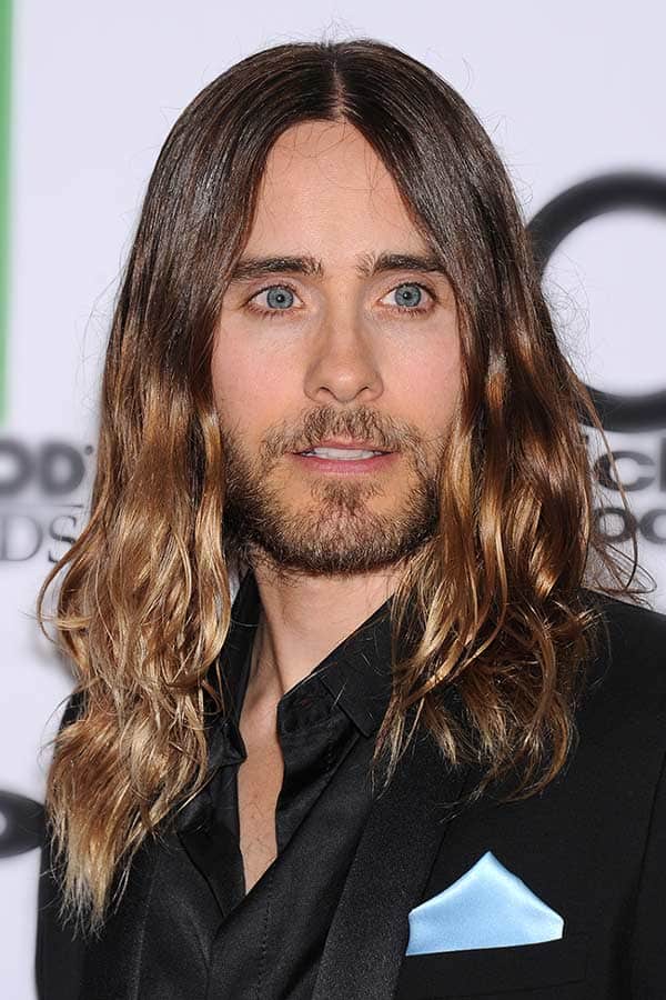 Jared Letos Long Locks #longhairmen #celebrity #wavyhairmen #jaredleto