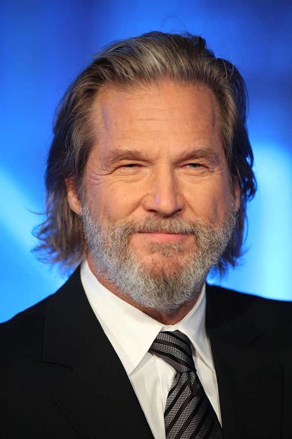 Jeff Bridges Silver Hair #longhairmen #celebrity #silverhairmen #jeffbridges