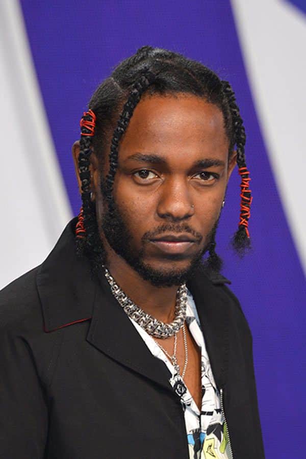 Kendrick Lamars Cornrows #longhairmen #celebrity #cornrows #kendricklamar