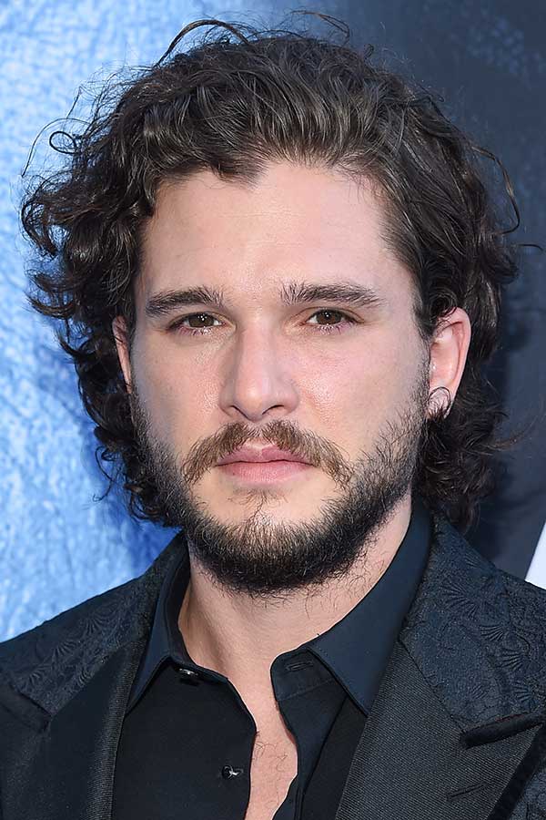 Kit Harington’s Wavy Slick-Back #longhairmen #celebrity 