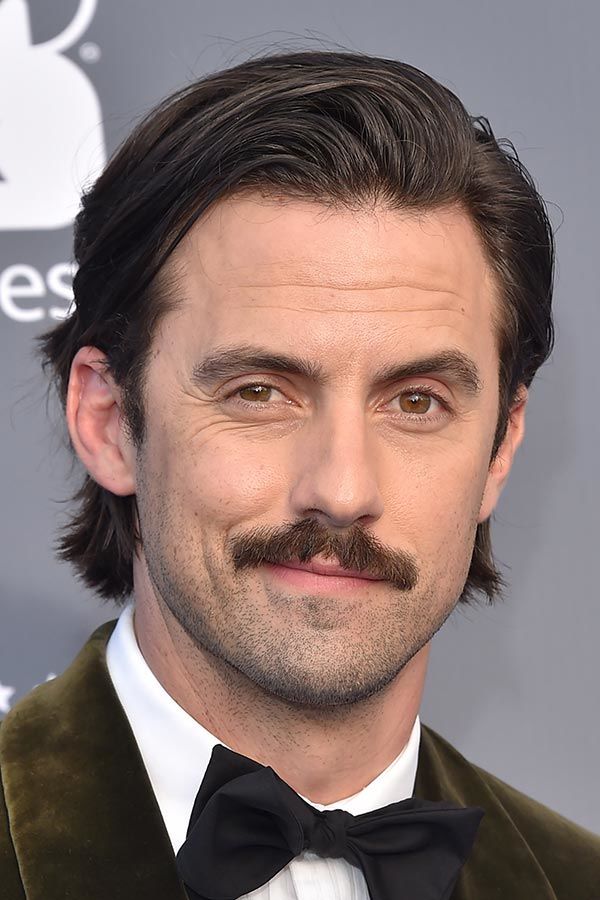 Faire le deuil Boucher Exécuter moustache with long hair Inscrire ...