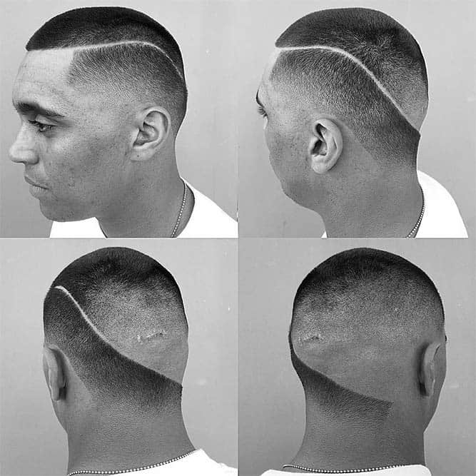 Buzz Cut With Hard Part #buzzcut #hardpart #hardparthaircut