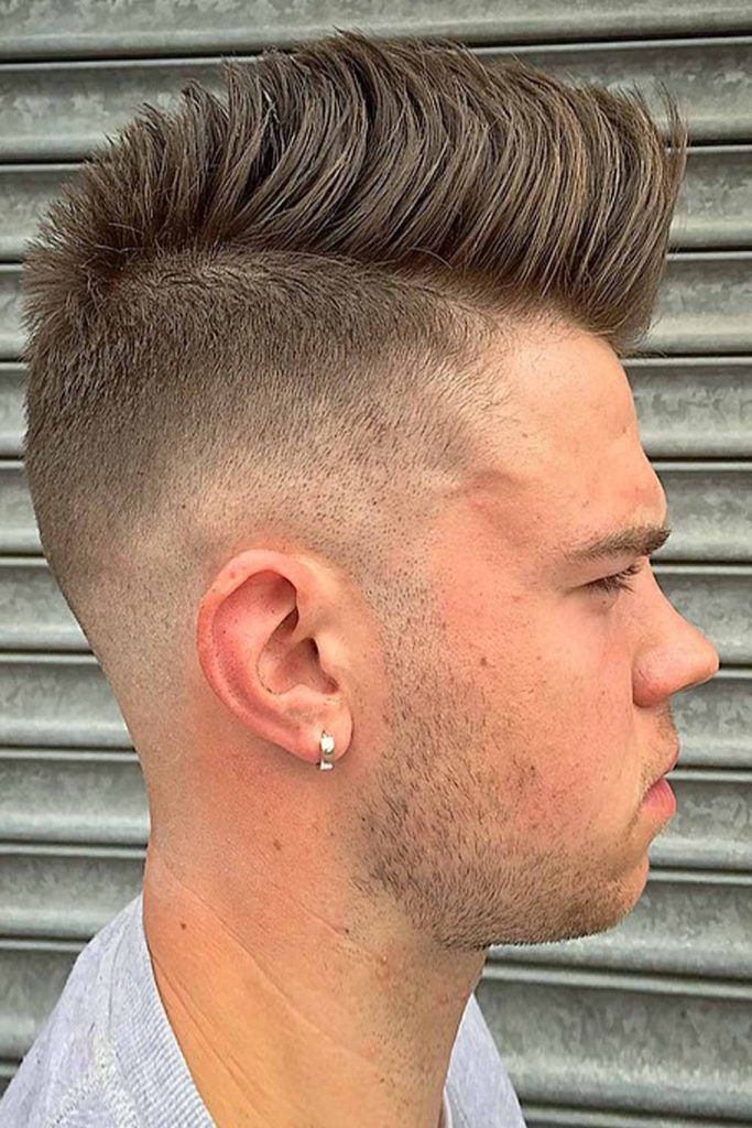 Faux Hawk With Shaved Sides #besthaircutsformen #menshaircuts #haircutsformen #menhaircuts #menshairstyles