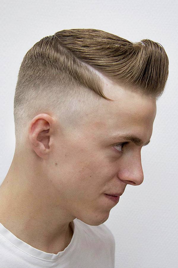 Pompadour Comb Over Fade #pompadour #pompadourfade #fadehaircut