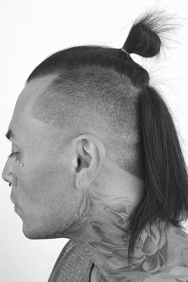 How To Get Samurai Hair #samuraihair #samuraibun #manbun