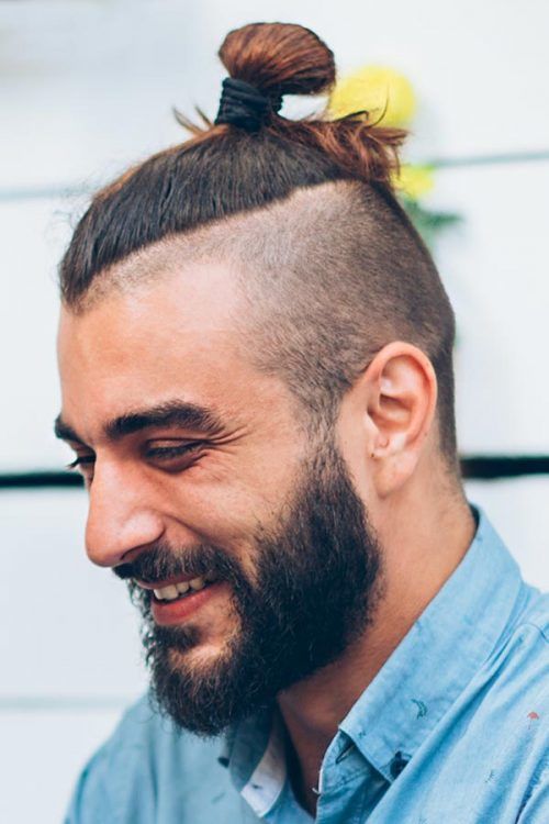 Samurai Hair Ideas For Significant Looks Mens Haircuts   Samurai Hair Undercut High Top Knot 500x750 