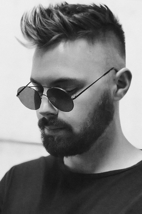 High Fade With Thick Textured Spiky Hair