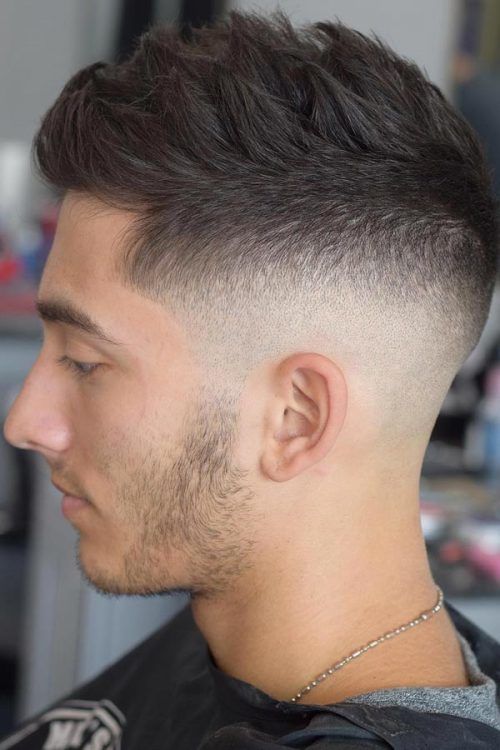 17 What is the name of the haircut with short sides and long top for mens