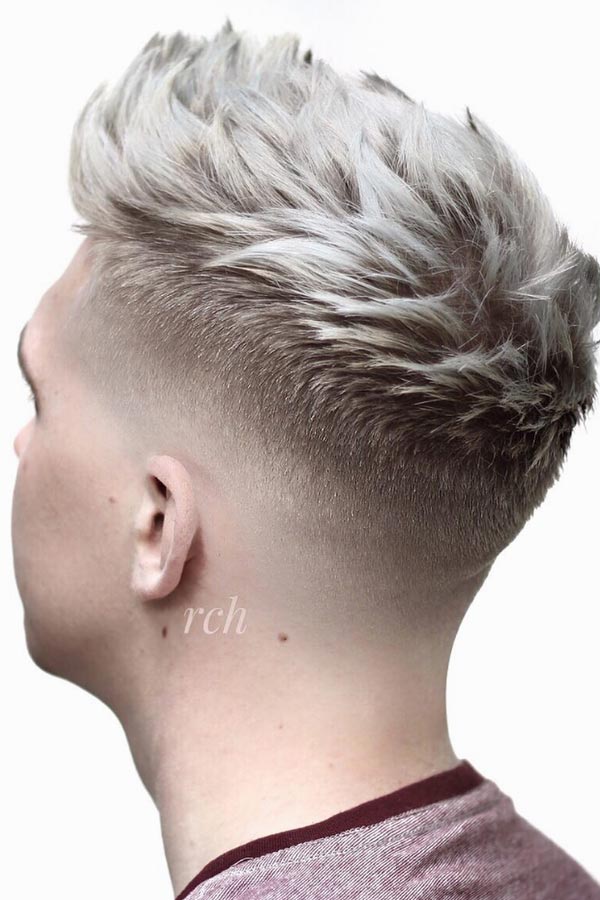 spiky fade haircut