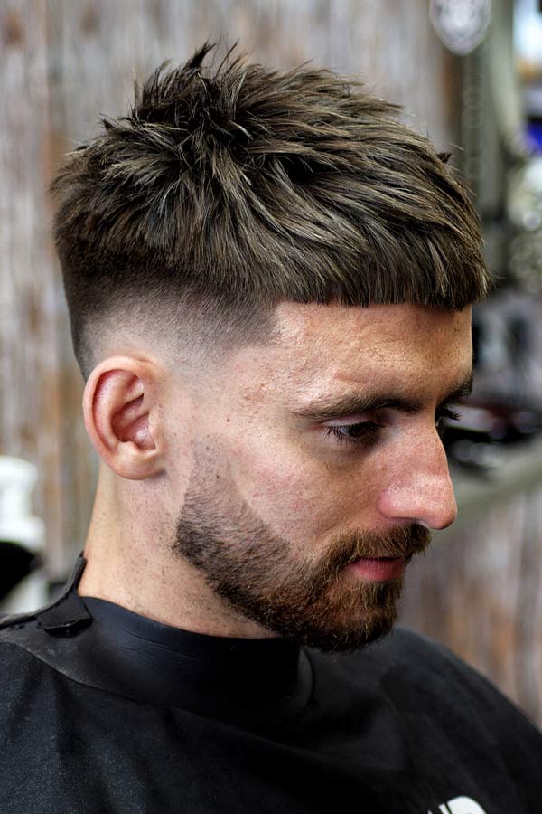 Caesar Haircut #spikyhairstyles #spikyhair #menshaircuts #shortmenshaircuts