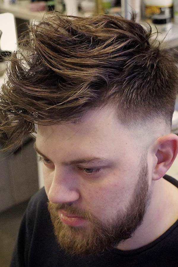 Side Swept Hair #spikyhairstyles #spikyhair #menshaircuts #shortmenshaircuts