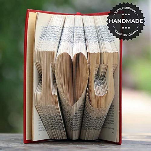 Folded Book Art #valentinesdaygifts #valentinesdaygift #giftforher