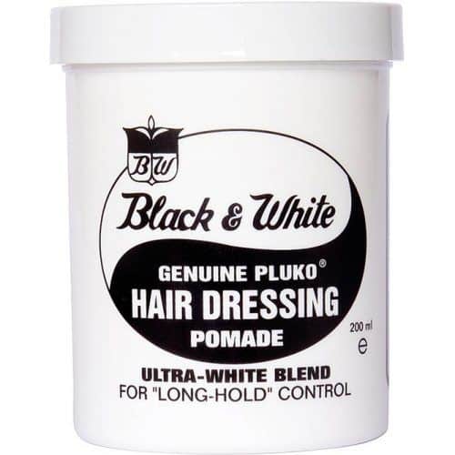 Black And White Hair Dressing Pomade #pomade #bestpomade #menspomade 