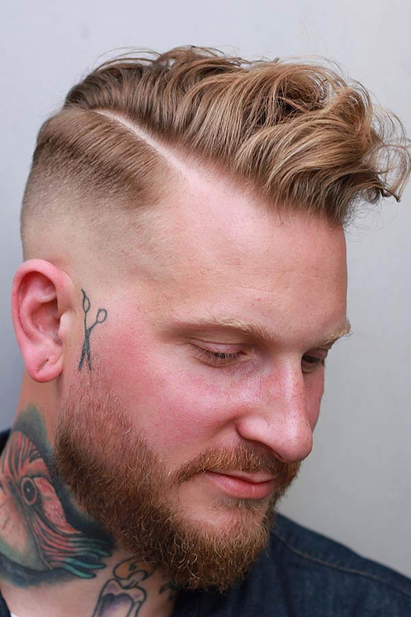 Side Swept Curly Hair #undercut #curlyundercut #curlyhair #curlyhairmen