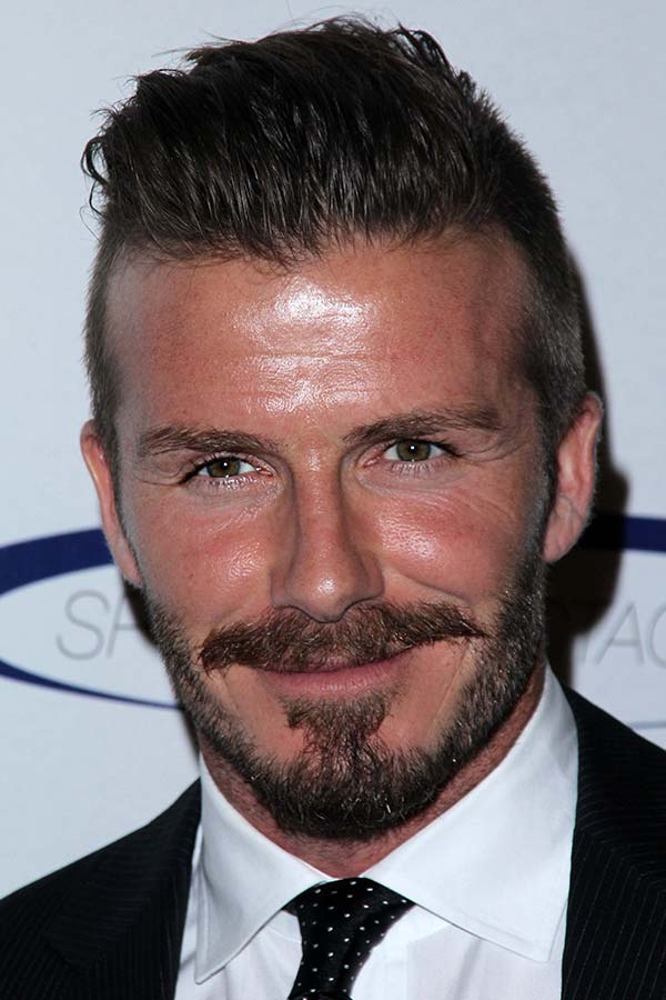 David Beckham Haircuts  20 Ideas from the Man with the Million Faces