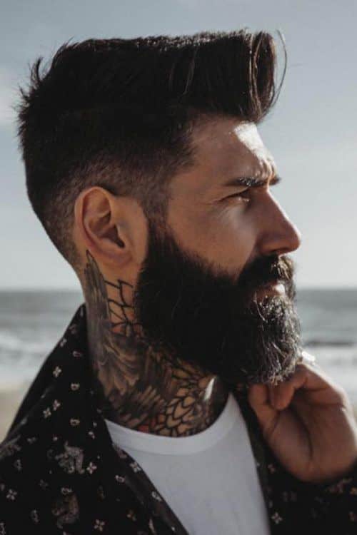 Inspirational Ideas On Hair And Full Beard Styles Combinations