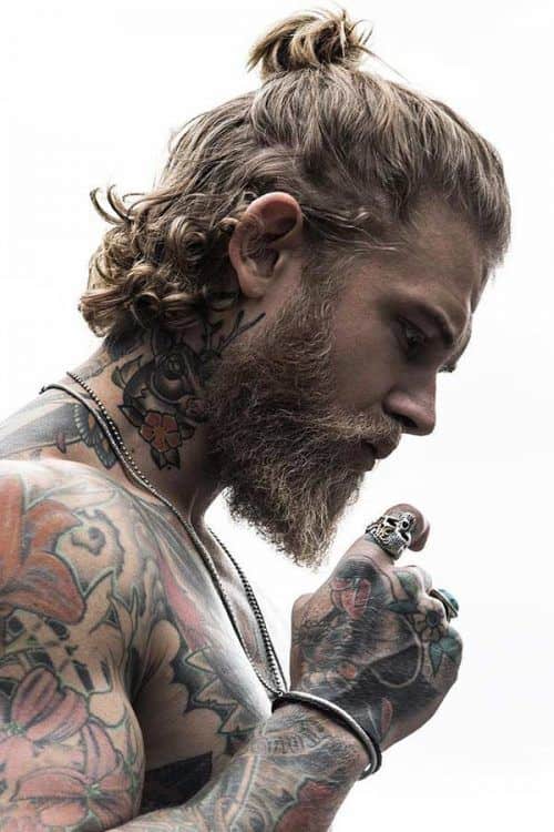 Inspirational Ideas On Hair And Full Beard Styles Combinations