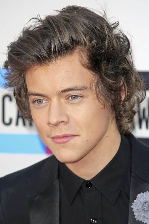 Front Curls # curlyhairmen #harrystyles