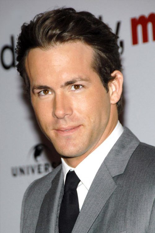 Swept Back Hairstyle #ryanreynolds #menhaircuts