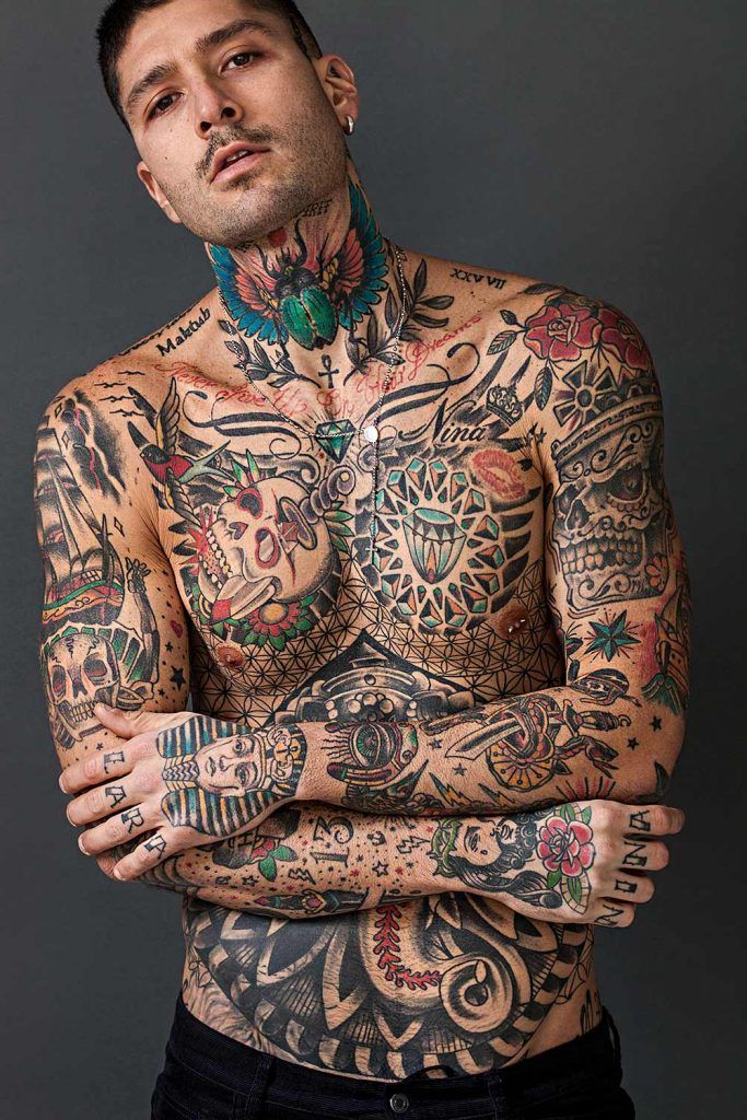 Men with tattoos in suits..HELLO! all things delicious