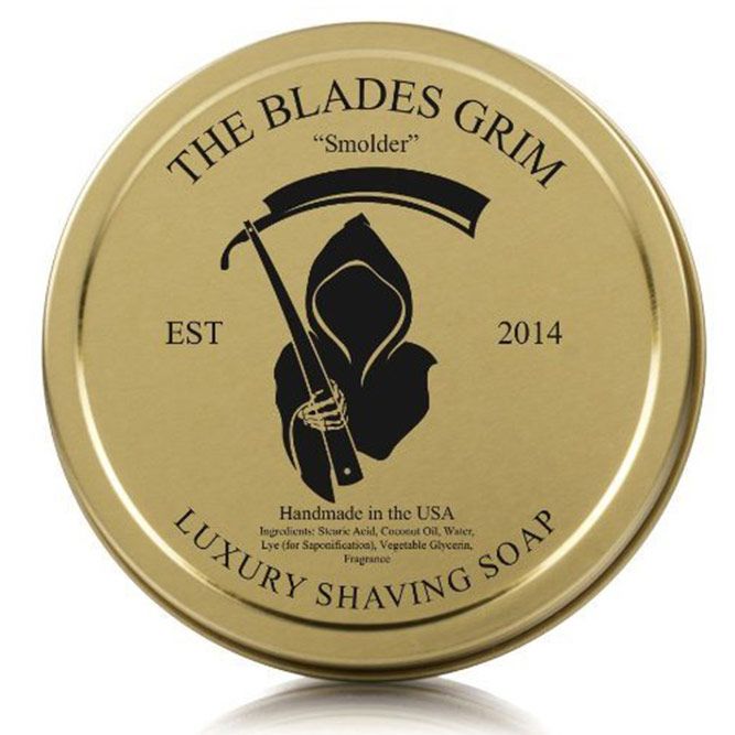 The Blades Grim Gold Luxury Shaving Soap #bestshavingsoap #shavingsoap