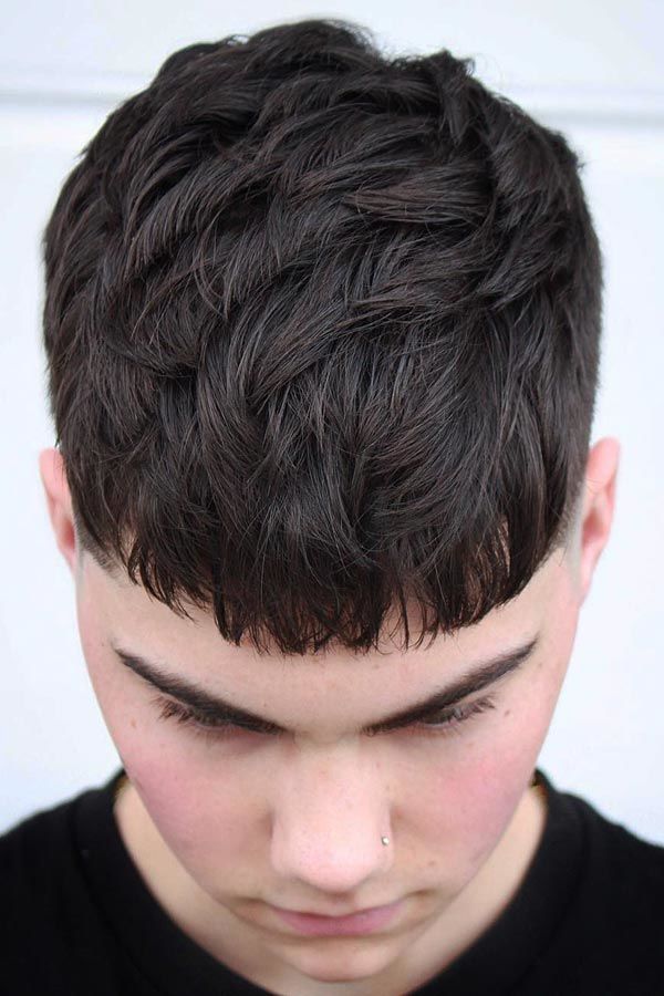 Brown Textured Crop #frenchcrop #croppedhair #mensshorthaircuts