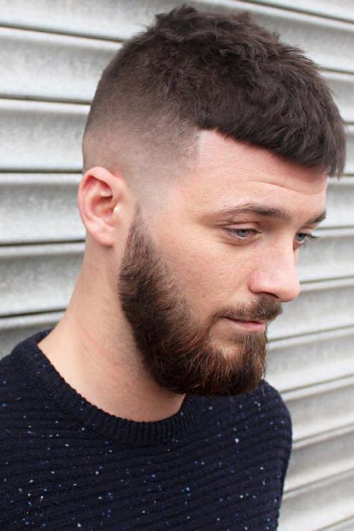 Short French Crop With High Bald Fade The Best Drop Fade Hairstyles