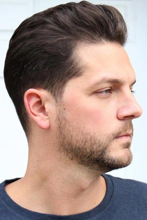 Swept Back Hairstyle #patchybeard #beardstyles