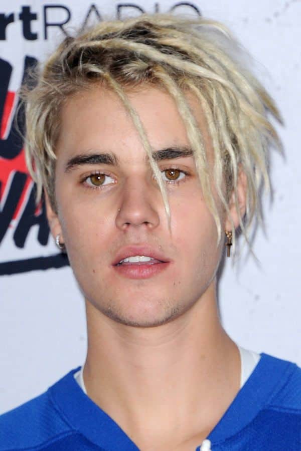 justin bieber hair blonde dreadlocks