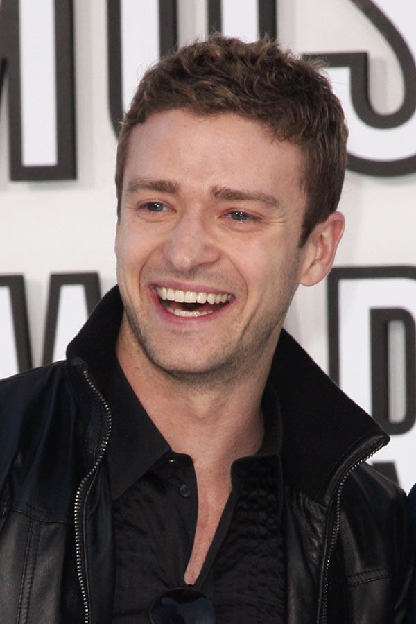 justin timberlake curly hair young