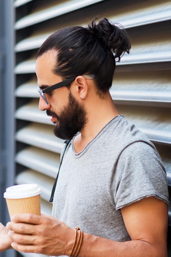 Man Ponytail And Full Gallery Of The Most Picturesque Styles