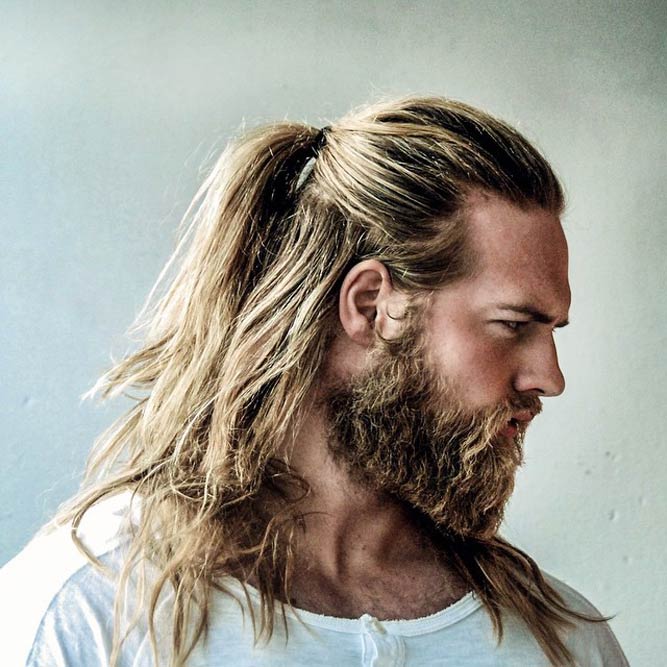 Man Ponytail And Full Gallery Of The Most Picturesque Styles