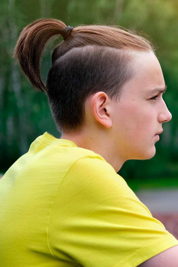 Pony Tail For Boys #manponytail #ponytailformen #longhairmen #menslonghairstyles #longhairstylesformen